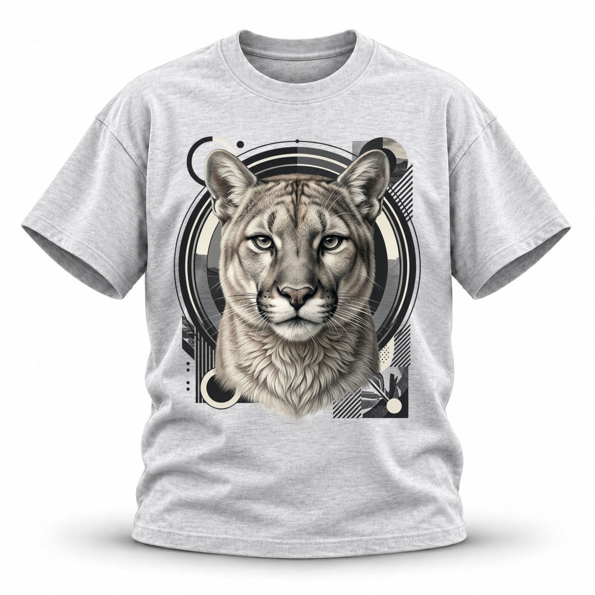 19SEVEN7 — Silent Apex — Cougar Wildlife Heavyweight Oversized Tee — alternate view 5