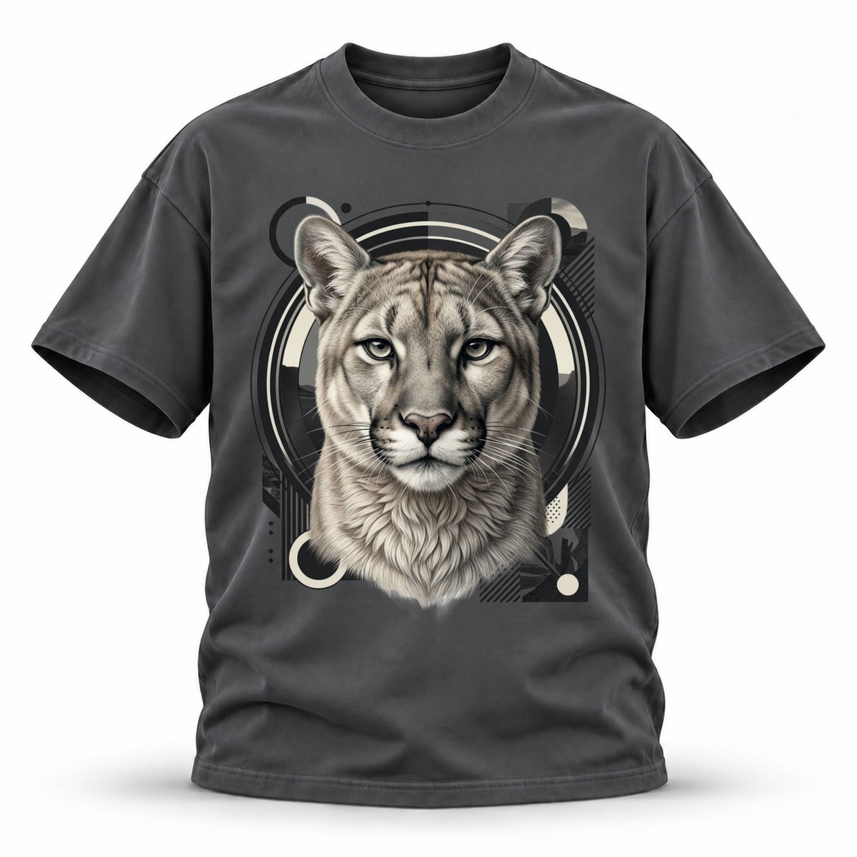 19SEVEN7 — Silent Apex — Cougar Wildlife Heavyweight Oversized Tee — alternate view 13