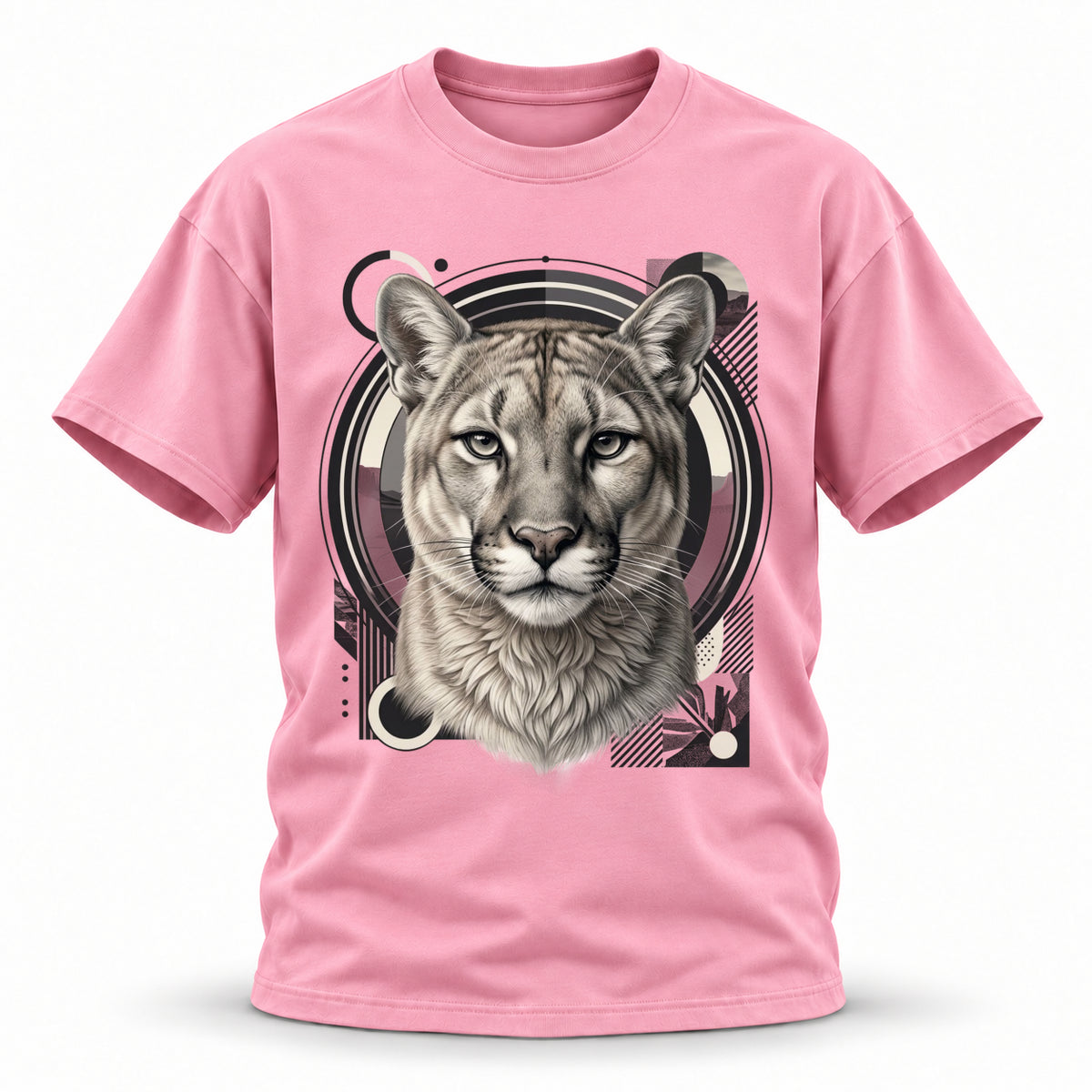 19SEVEN7 — Silent Apex — Cougar Wildlife Heavyweight Oversized Tee — alternate view 9