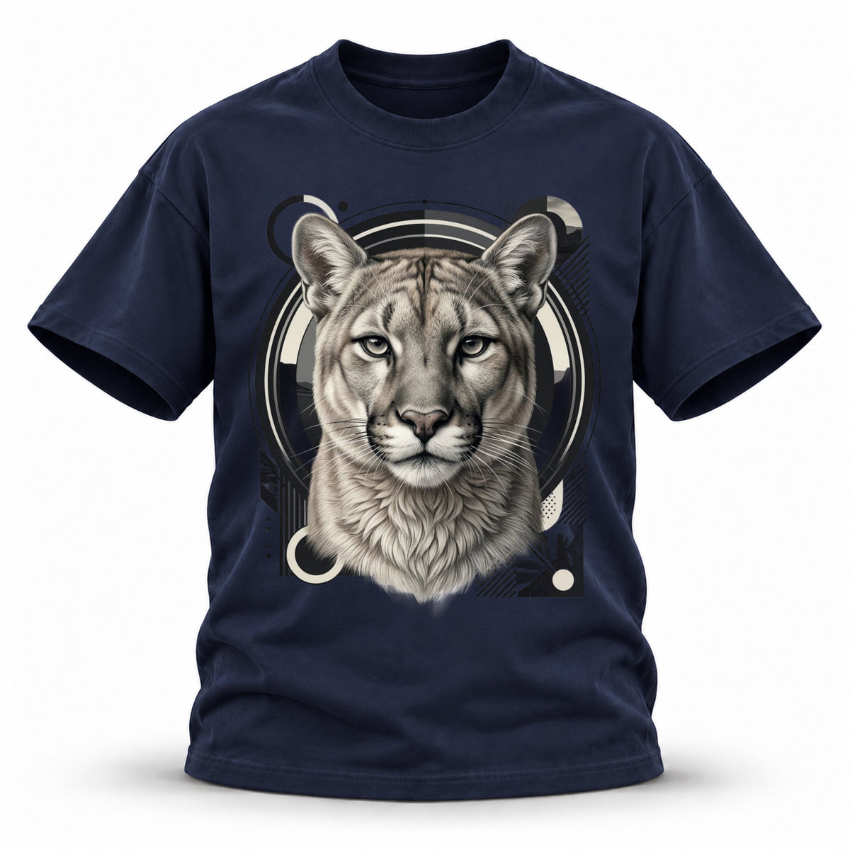 19SEVEN7 — Silent Apex — Cougar Wildlife Heavyweight Oversized Tee — alternate view 19