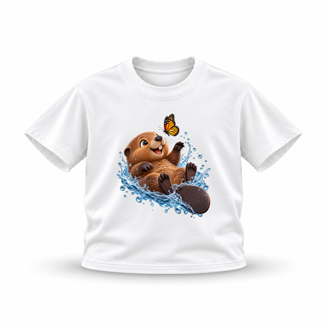 Mini Wild — Beaver — White, front