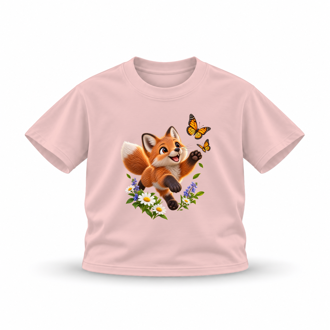 Mini Wild — Fox — Pink, front