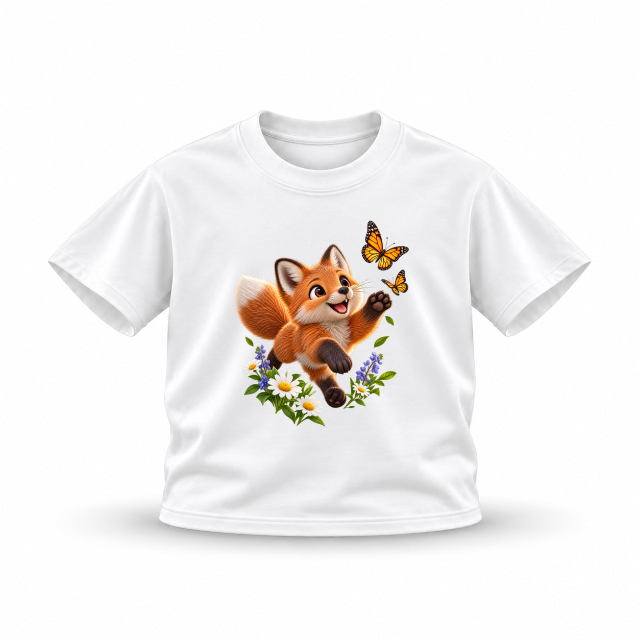 Mini Wild — Fox — White, front