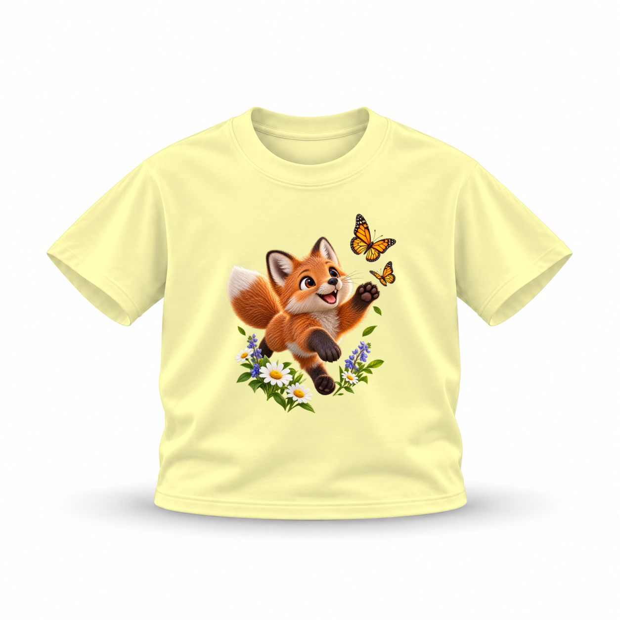 Mini Wild — Fox — Yellow, front
