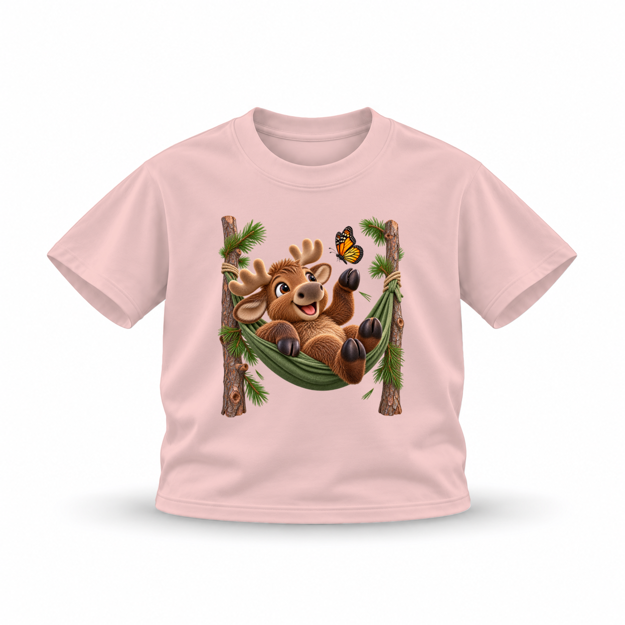 Mini Wild — Moose — Pink, front