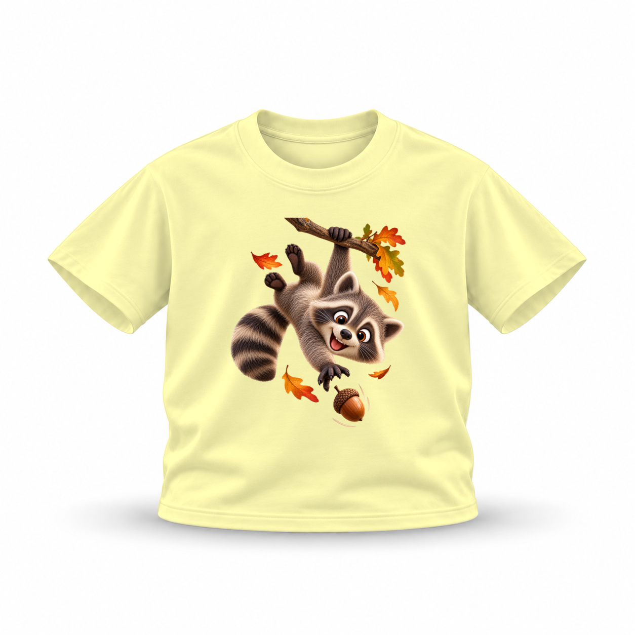 Mini Wild — Raccoon — Yellow, front